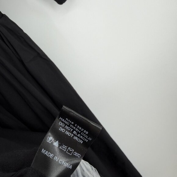 Pomander Place by Tuckernuck Black Vivianna Maxi Dress S Small V-Neck Buttons - Picture 12 of 12